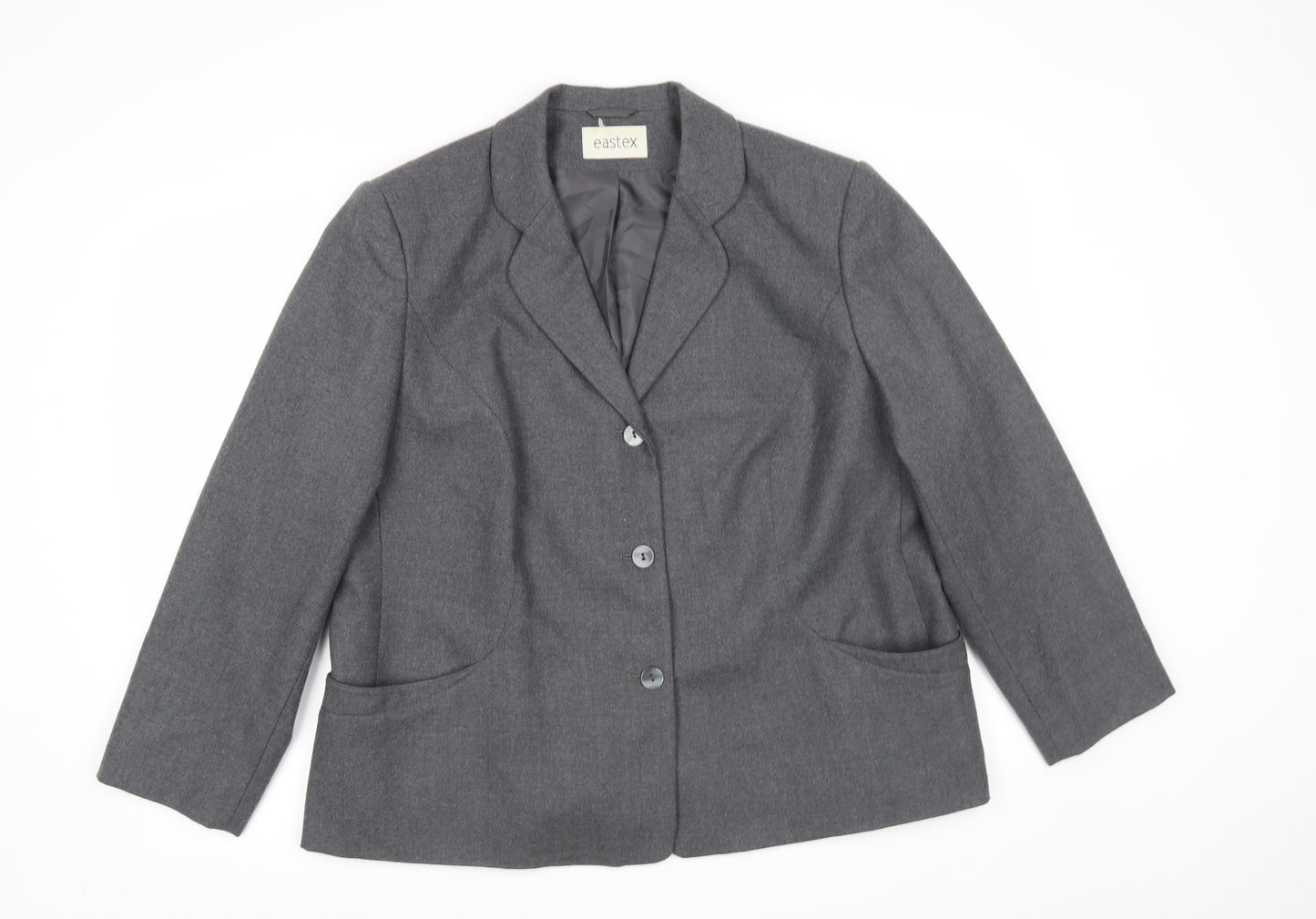 Eastex Womens Grey   Jacket Blazer Size 20