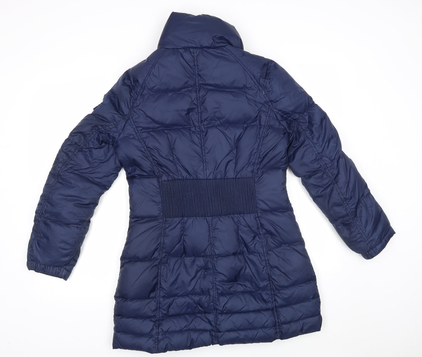 Halifax Womens Blue   Puffer Jacket Coatigan Size M