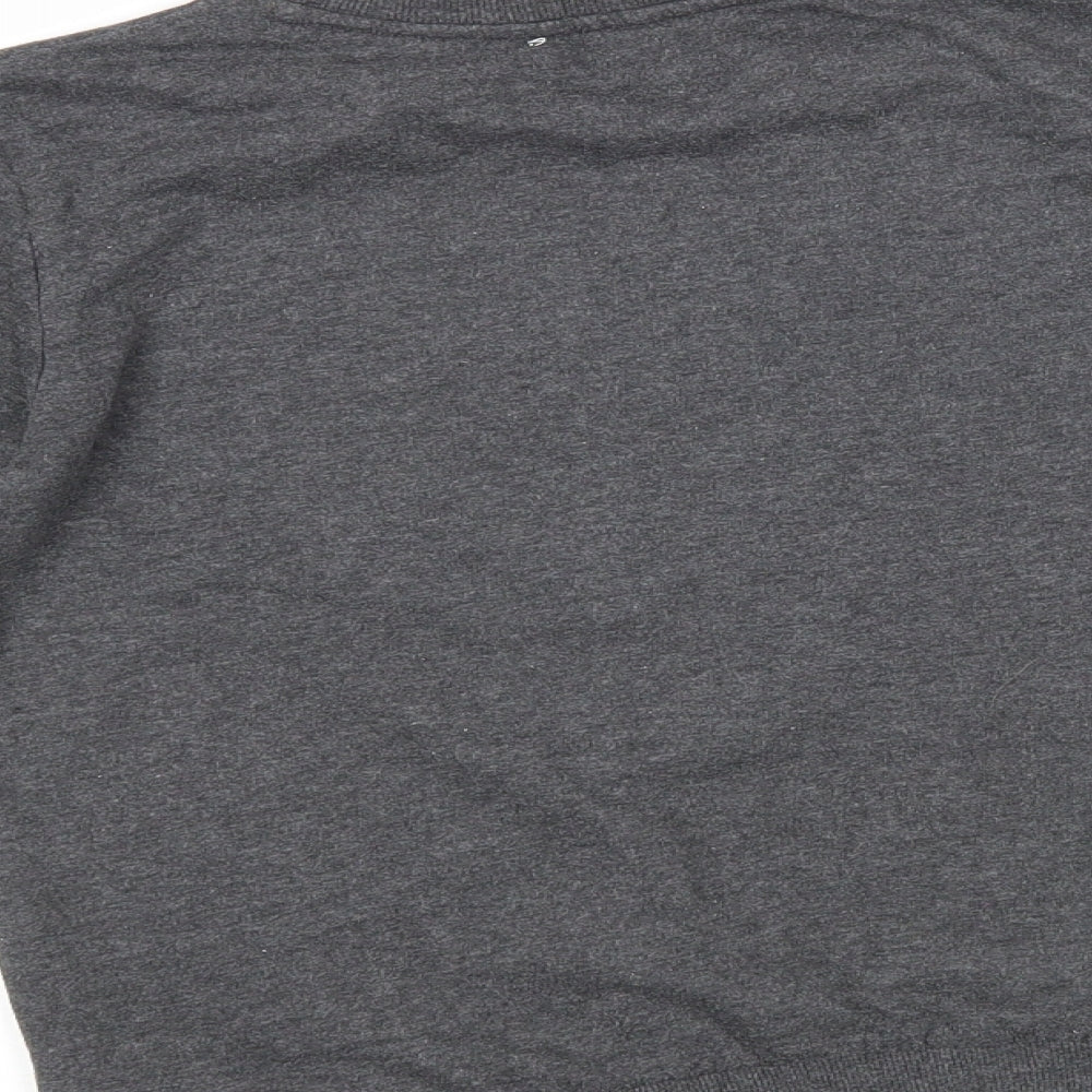 Crafted Girls Grey   Pullover Sweatshirt Size 9-10 Years  - Tiger