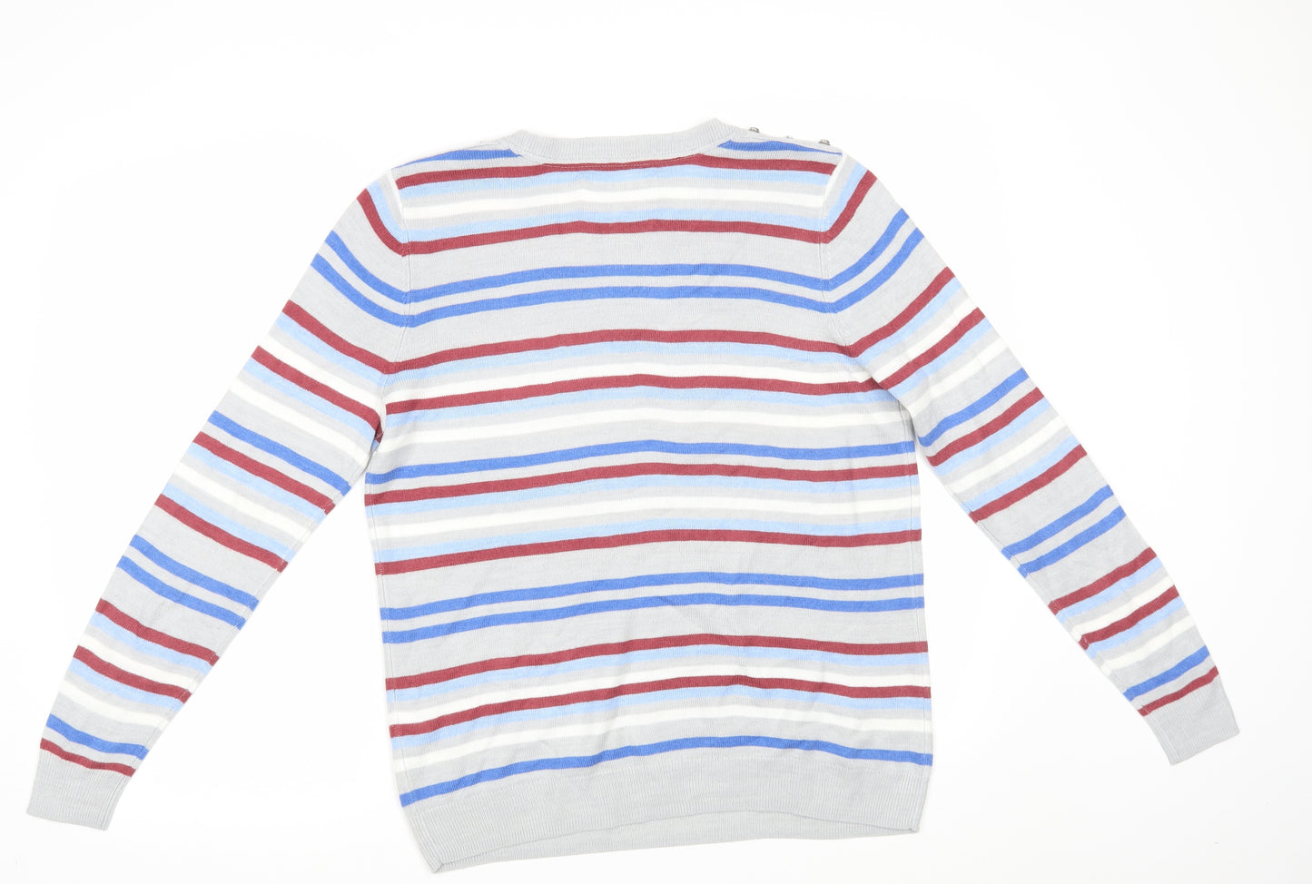 Maine New England Womens Multicoloured Striped  Pullover Jumper Size 14