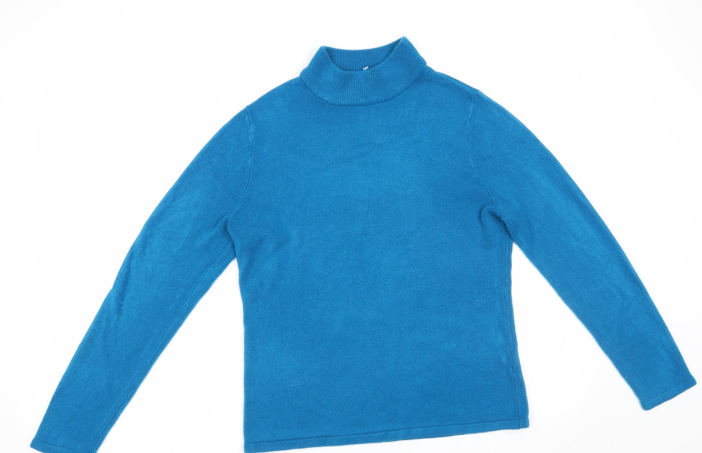Bm Collection Womens Blue   Pullover Jumper Size M