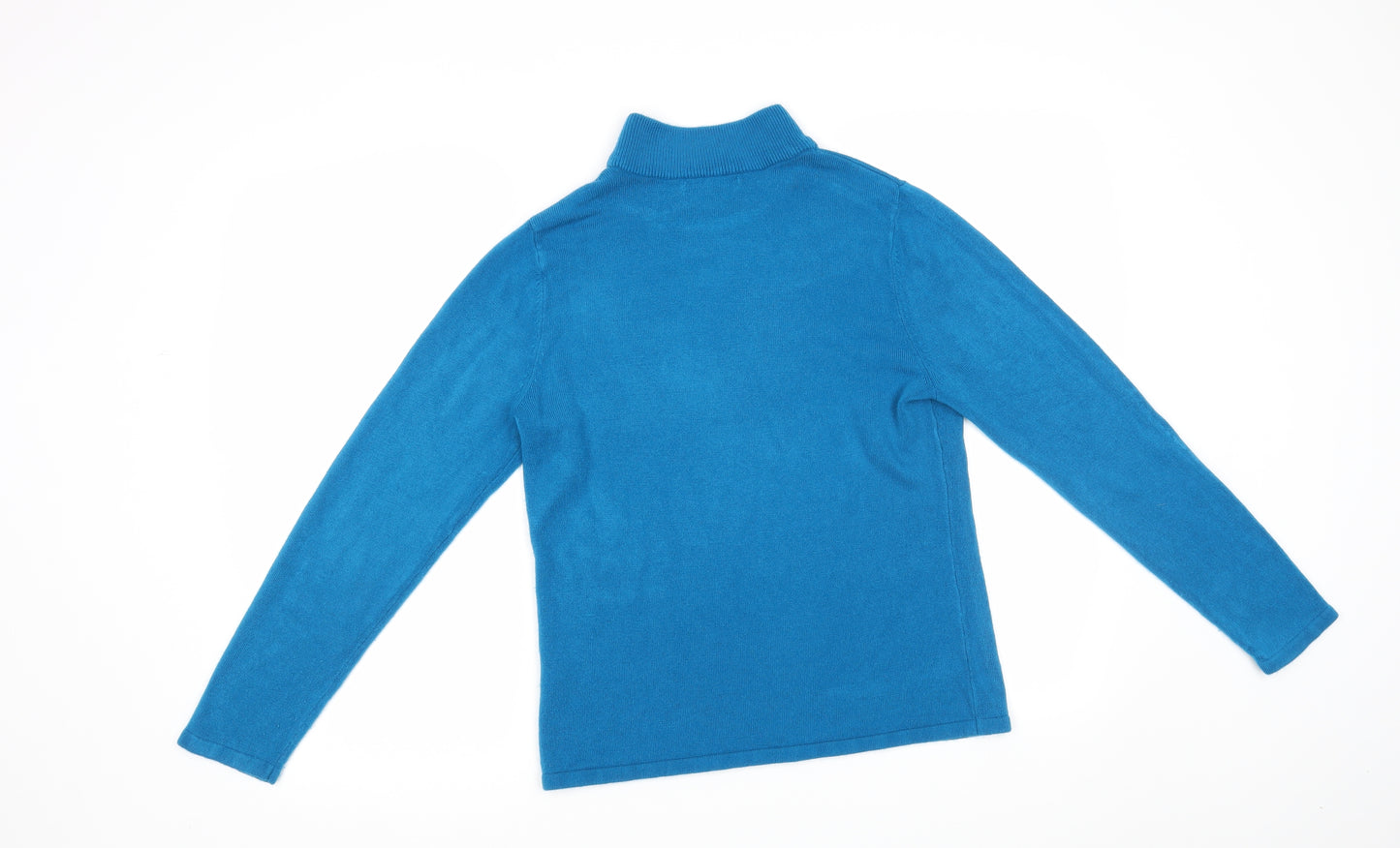 Bm Collection Womens Blue   Pullover Jumper Size M