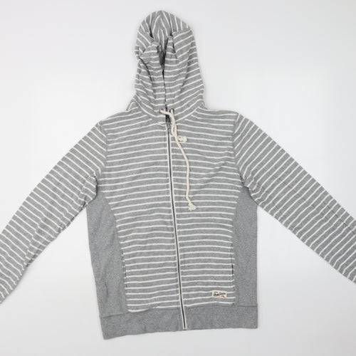 Roots Womens Multicoloured Striped  Full Zip Hoodie