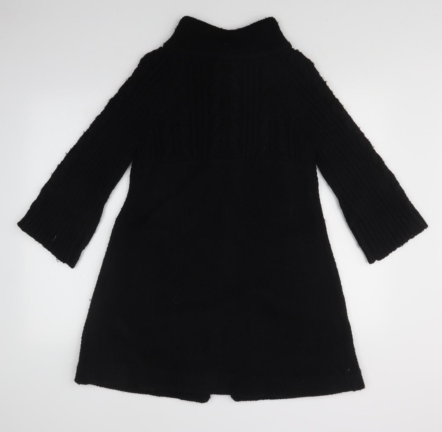 Monsoon Womens Black   Overcoat Coat Size 8