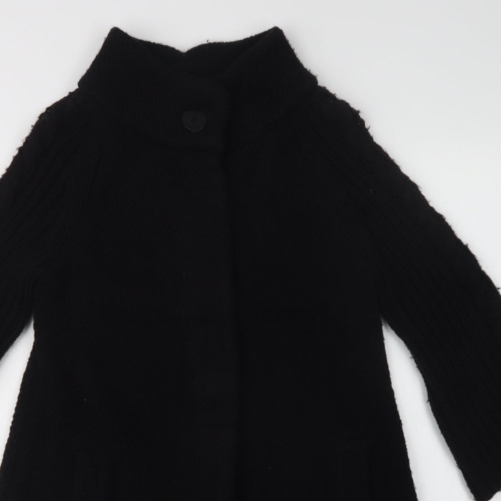 Monsoon Womens Black   Overcoat Coat Size 8