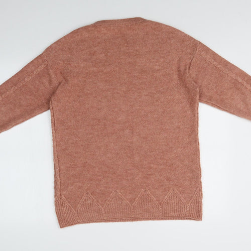 George Womens Orange   Pullover Jumper Size S