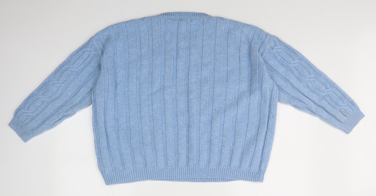 M&S Womens Blue   Pullover Jumper Size 20