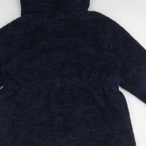 Matalan Boys Blue Solid   Robe Size 8 Years
