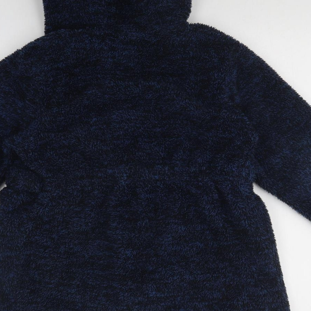 Matalan Boys Blue Solid   Robe Size 8 Years