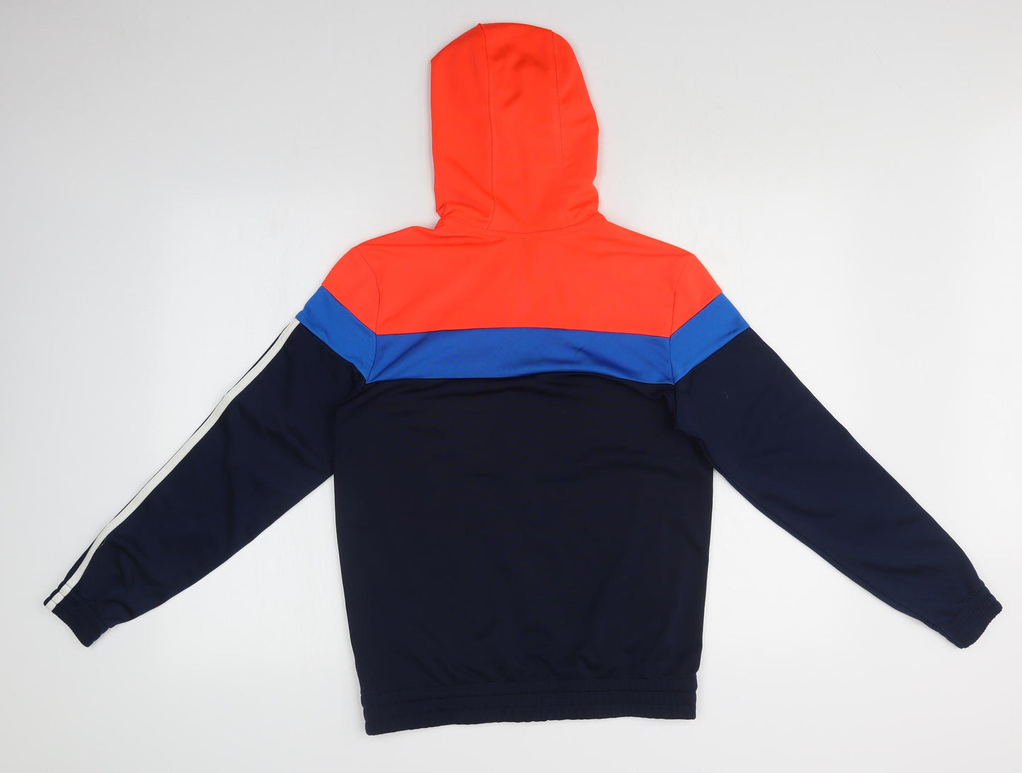 adidas Boys Multicoloured Striped  Full Zip Hoodie Size 13-14 Years