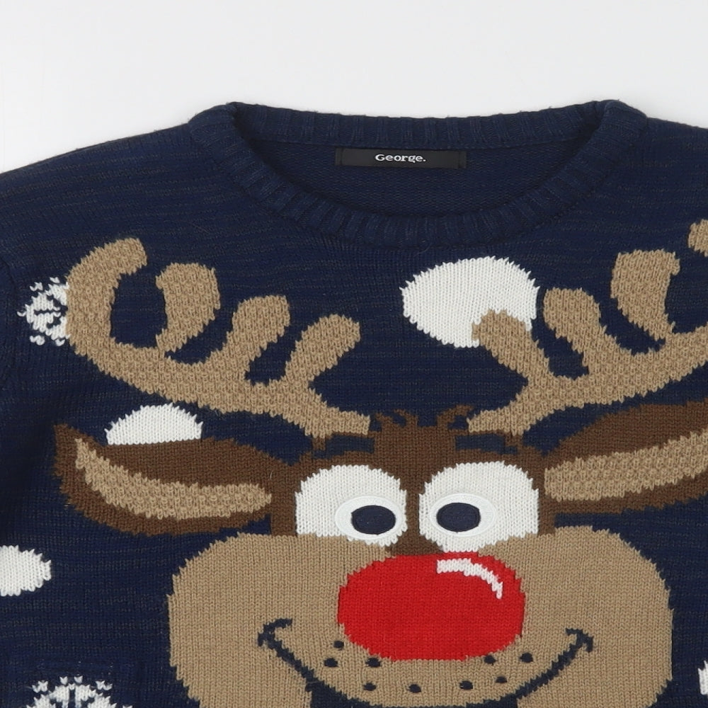 George Boys Multicoloured   Pullover Sweatshirt Size 11-12 Years  - Christmas
