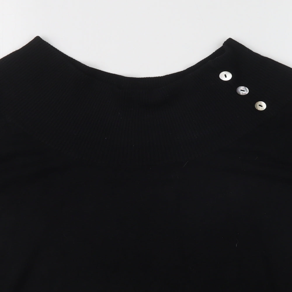 Atmosphere Womens Black   Basic T-Shirt Size 14