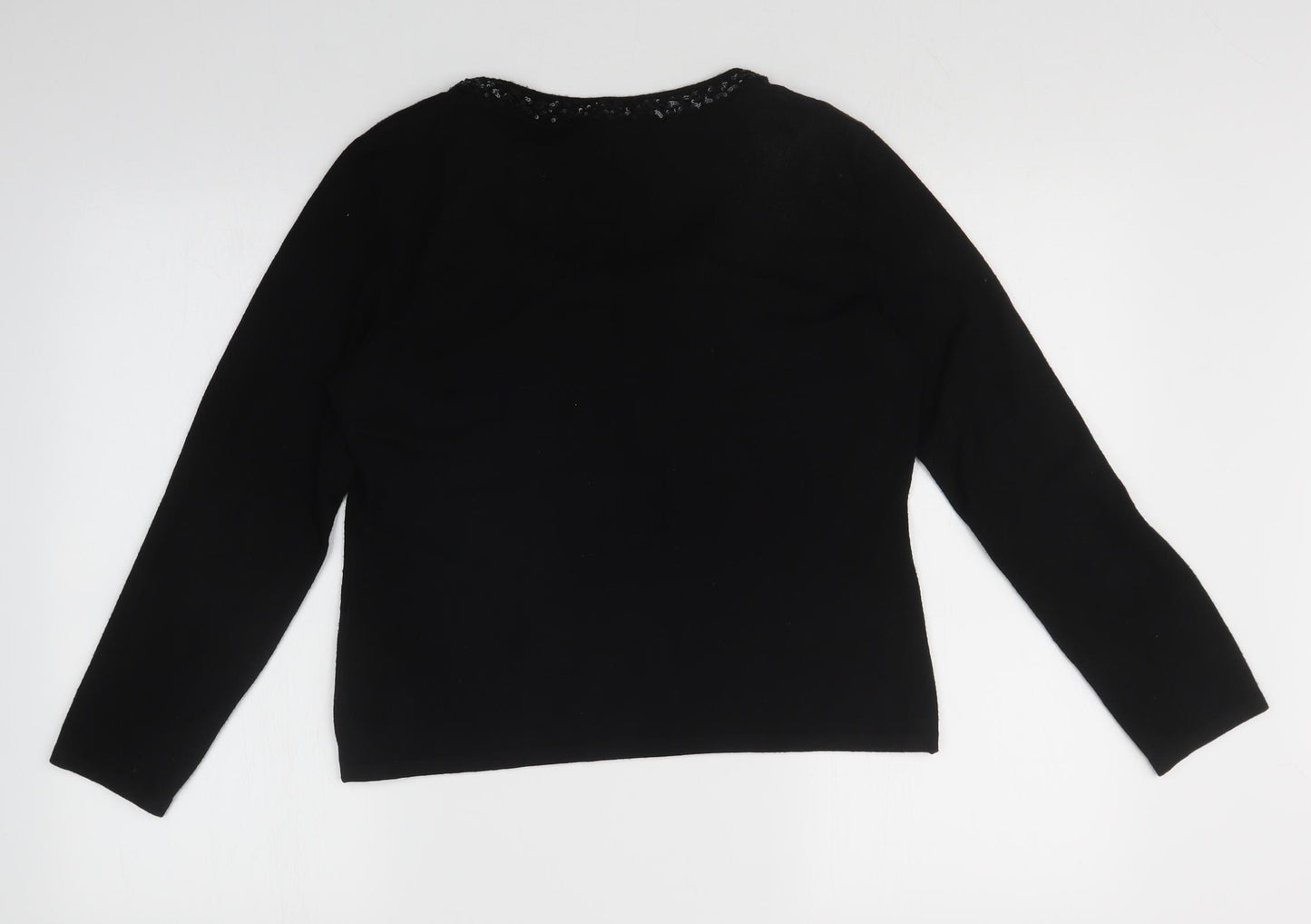 Per Una Womens Black    T-Shirt Size 16