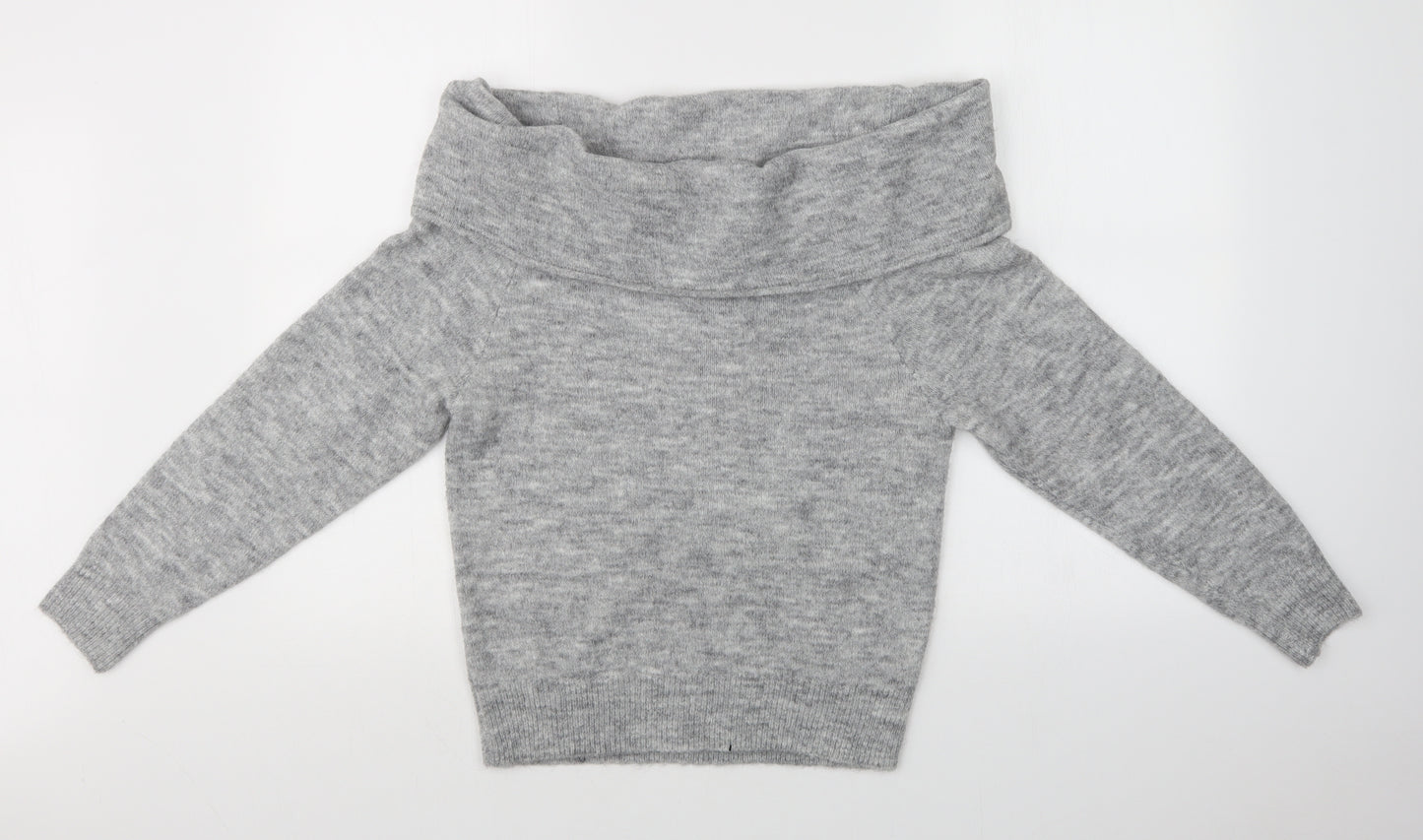 H&M Womens Grey   Pullover Jumper Size XS