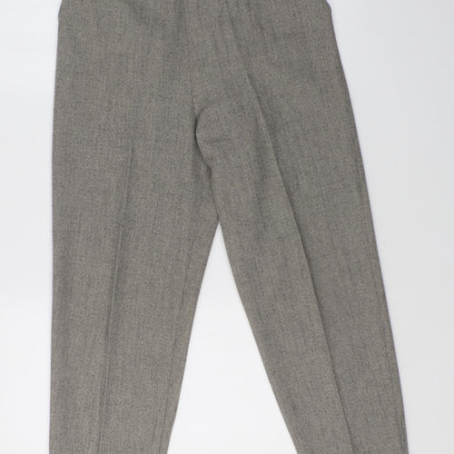 Preworn Womens Grey   Dress Pants Trousers Size 14 L24 in