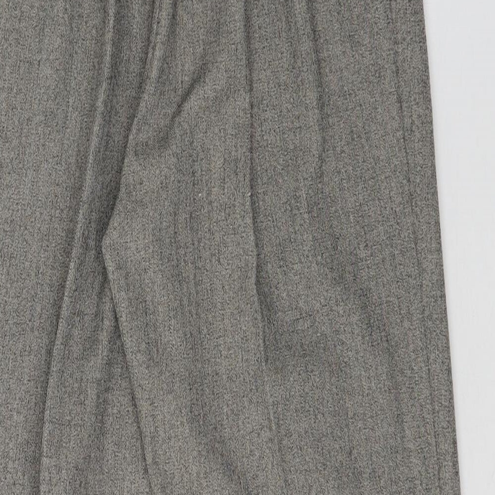Preworn Womens Grey   Dress Pants Trousers Size 14 L24 in