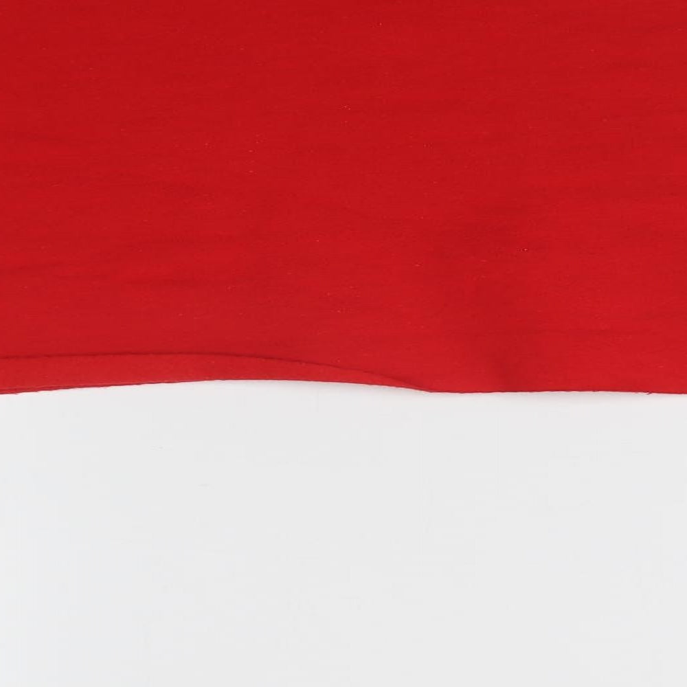 PRETTYLITTLETHING Womens Red   Pullover Sweatshirt Size M