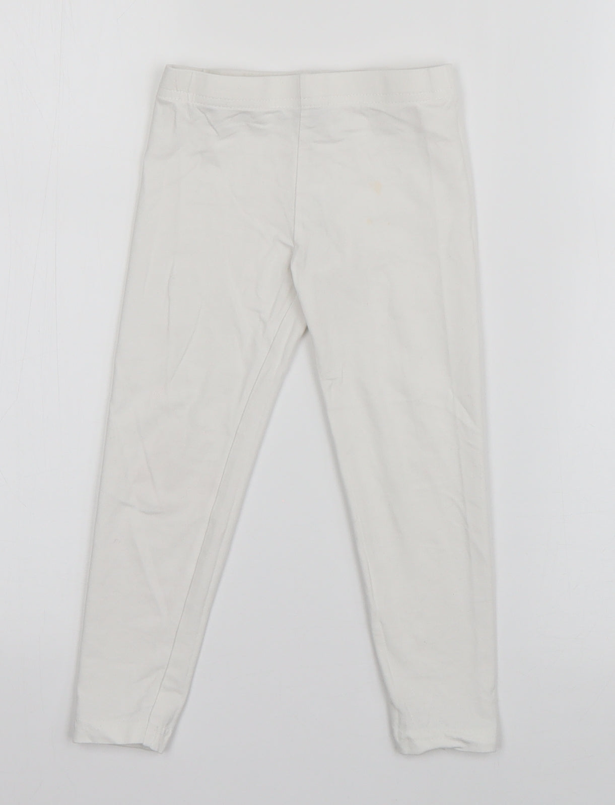 Primark Girls White   Sweatpants Trousers Size 3-4 Years