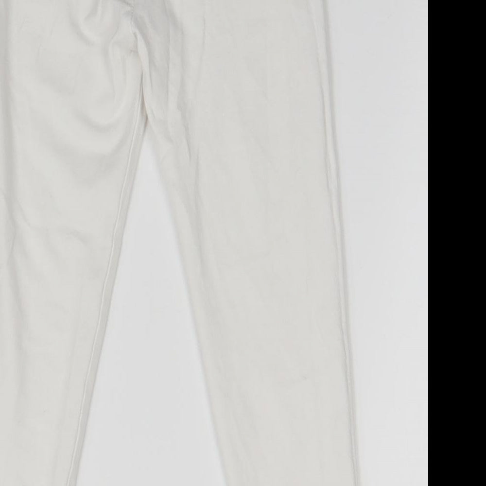 Primark Girls White   Sweatpants Trousers Size 3-4 Years