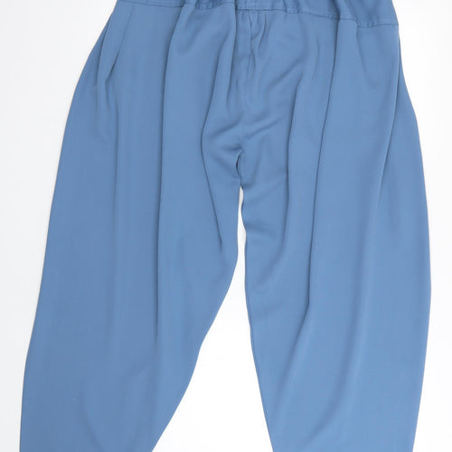 Preworn Womens Blue   Bloomer Trousers Size L L28 in