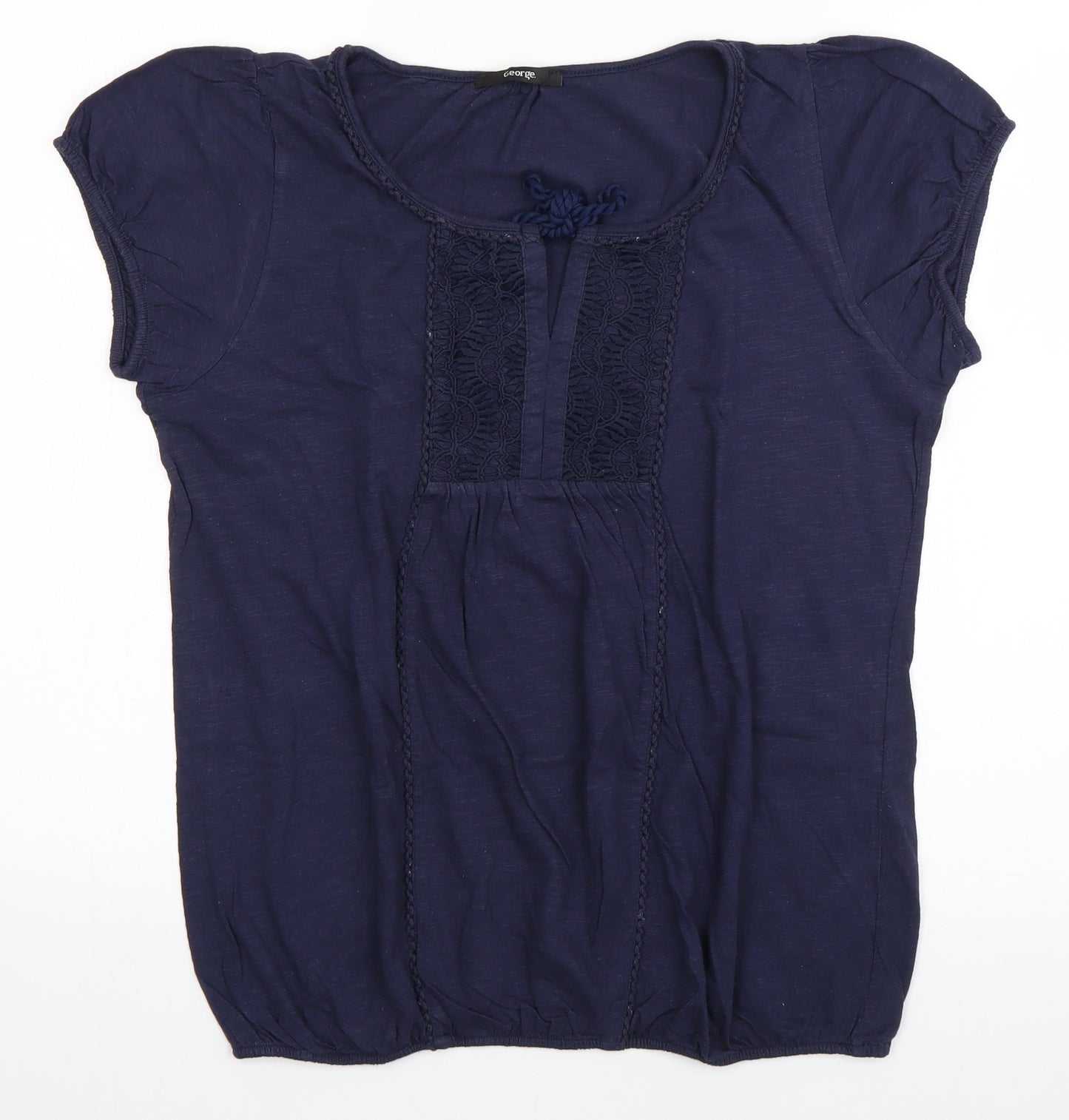 George Womens Blue   Basic T-Shirt Size 16