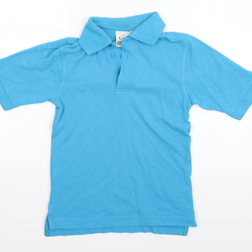 Preworn Boys Blue   Basic Polo Size 5 Years