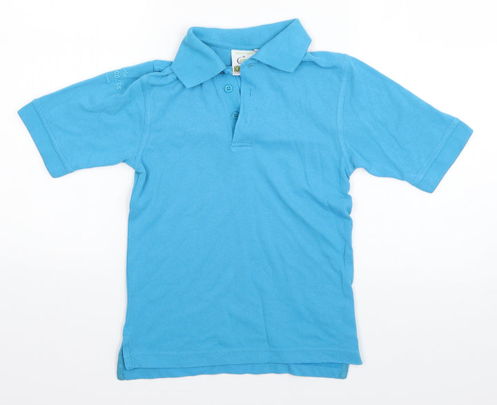 Preworn Boys Blue   Basic Polo Size 5 Years