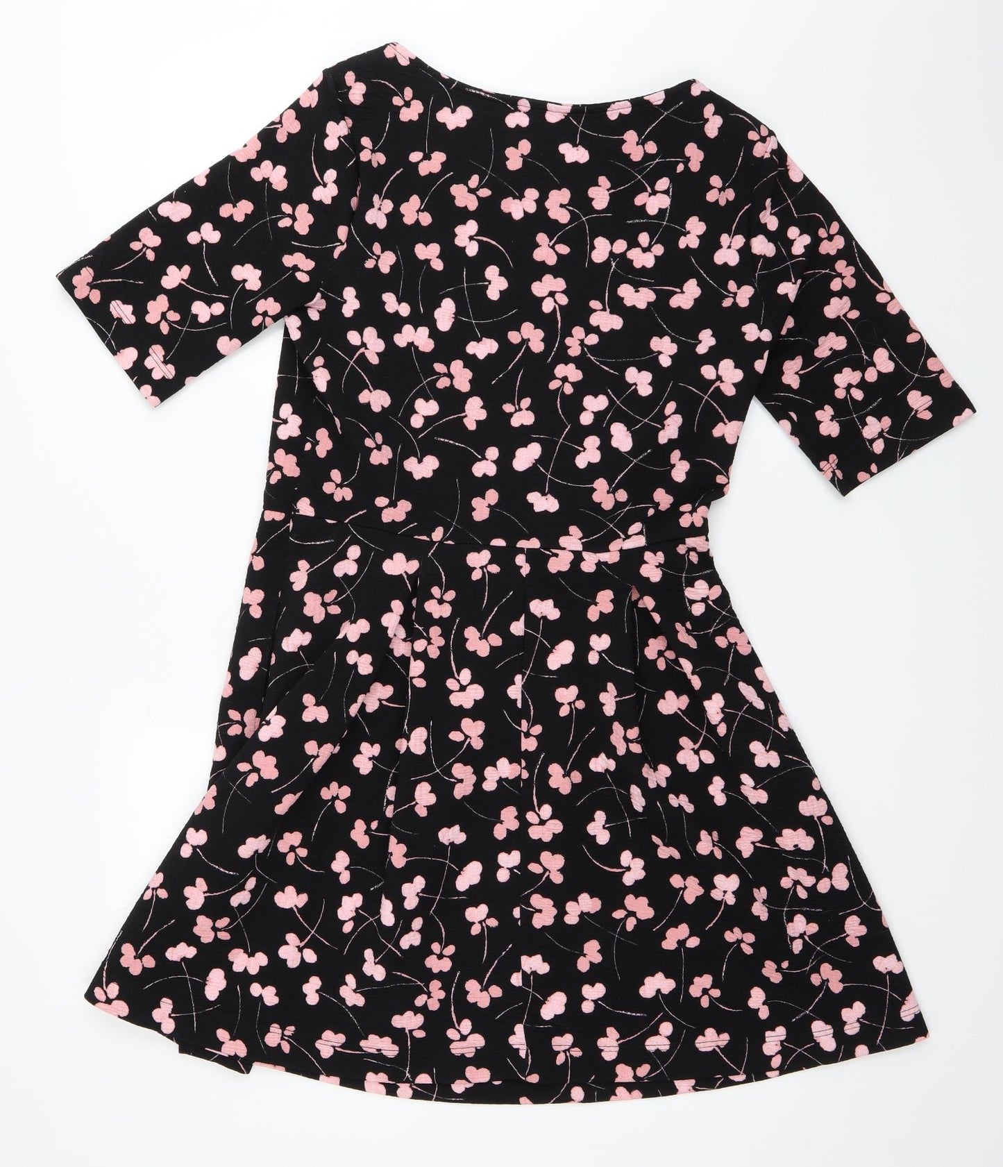 NEXT Womens Black Floral  A-Line  Size 14