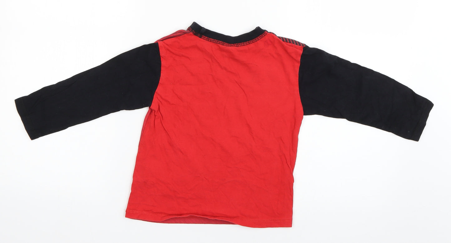 Manchester United Boys Red   Pullover Jumper Size 4-5 Years