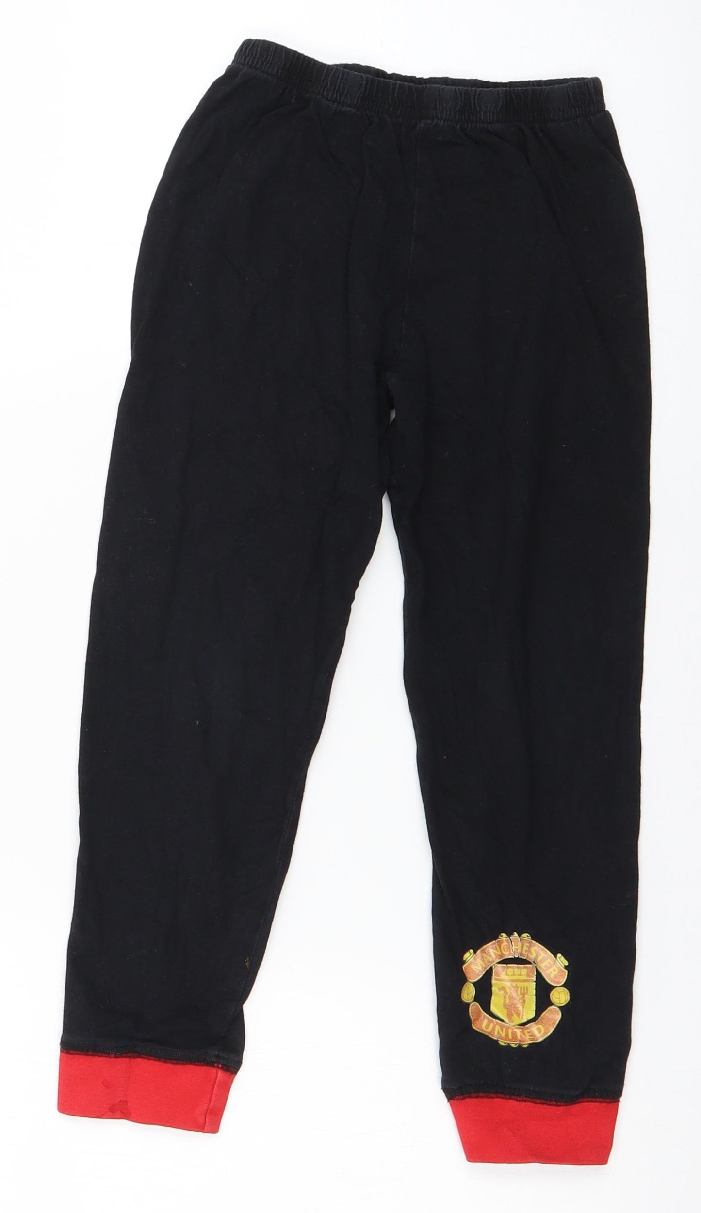Manchester United Boys Black   Sweatpants Trousers Size 4-5 Years