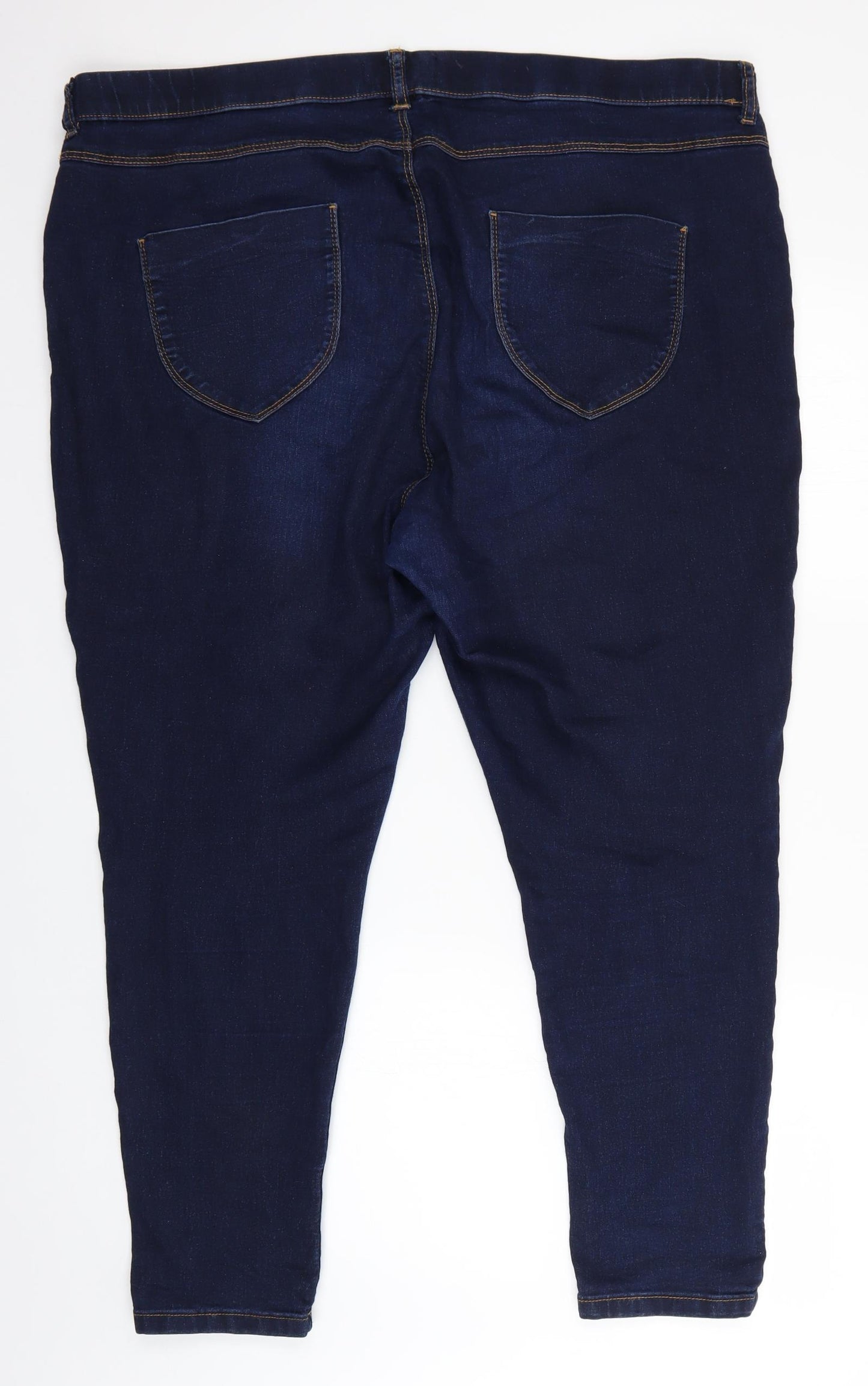 Dorothy Perkins Womens Blue  Denim Straight Jeans Size 20 L26.5 in