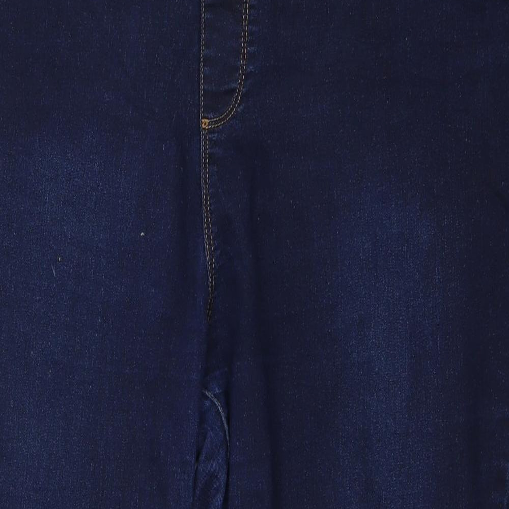 Dorothy Perkins Womens Blue  Denim Straight Jeans Size 20 L26.5 in