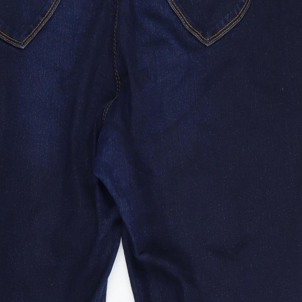 Dorothy Perkins Womens Blue  Denim Straight Jeans Size 20 L26.5 in