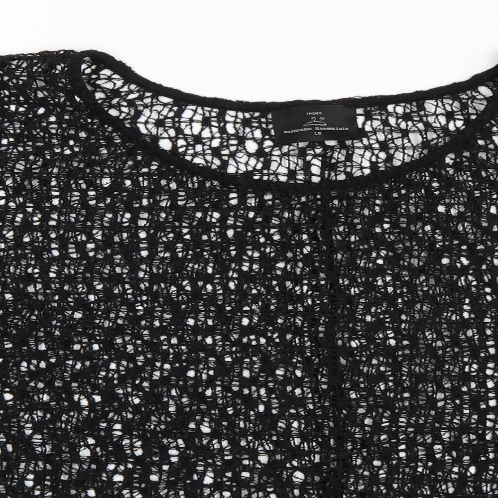 NEXT Womens Black   Pullover Jumper Size 18