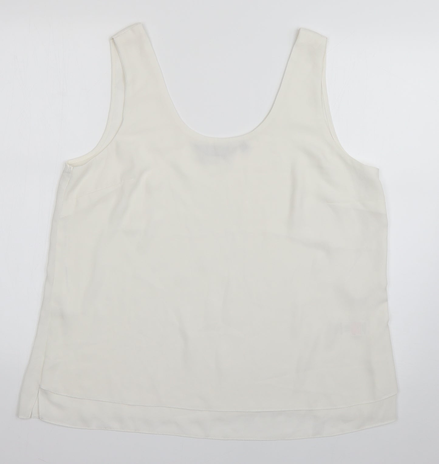 Dorothy Perkins Womens White   Basic Blouse Size 16