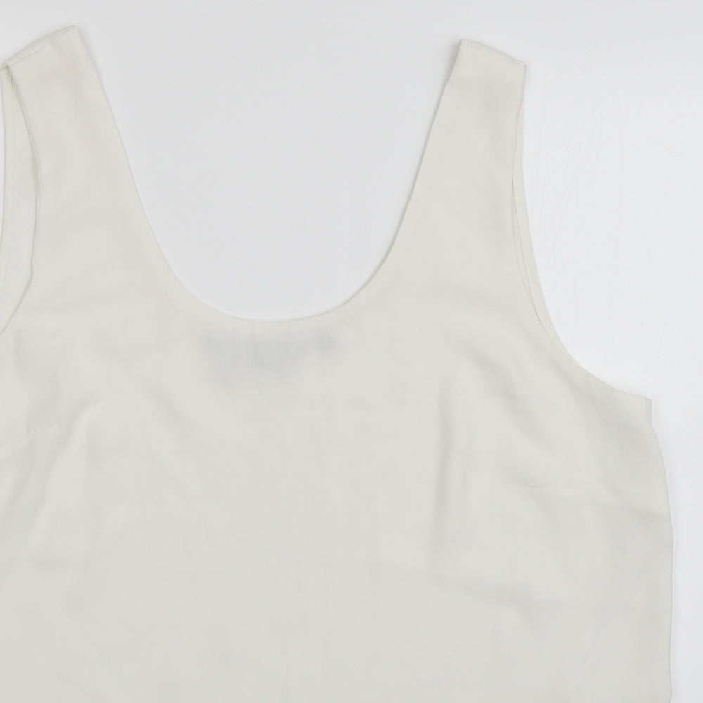 Dorothy Perkins Womens White   Basic Blouse Size 16