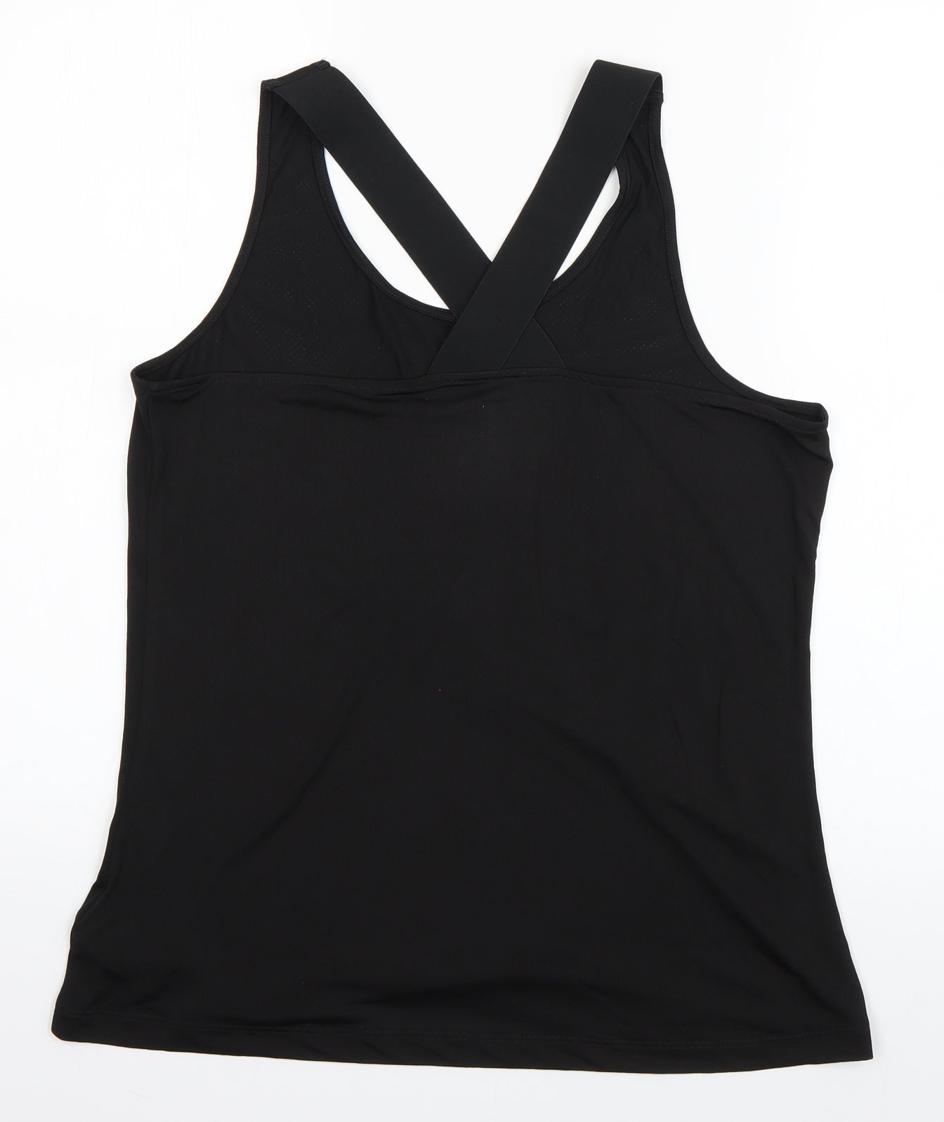 Crivit Womens Black   Basic Tank Size 16
