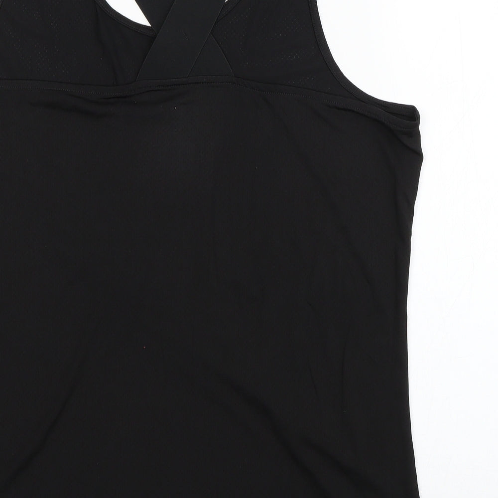 Crivit Womens Black   Basic Tank Size 16