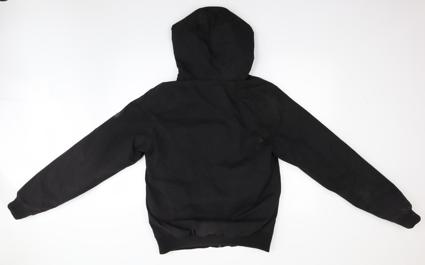 Cedar Wood State Mens Black   Rain Coat Coat Size S