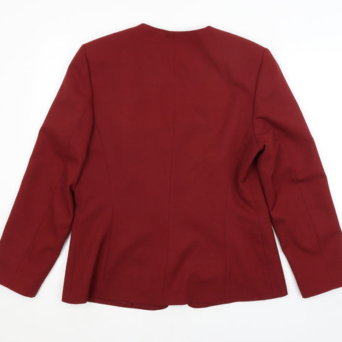 Preworn Womens Red   Jacket Blazer