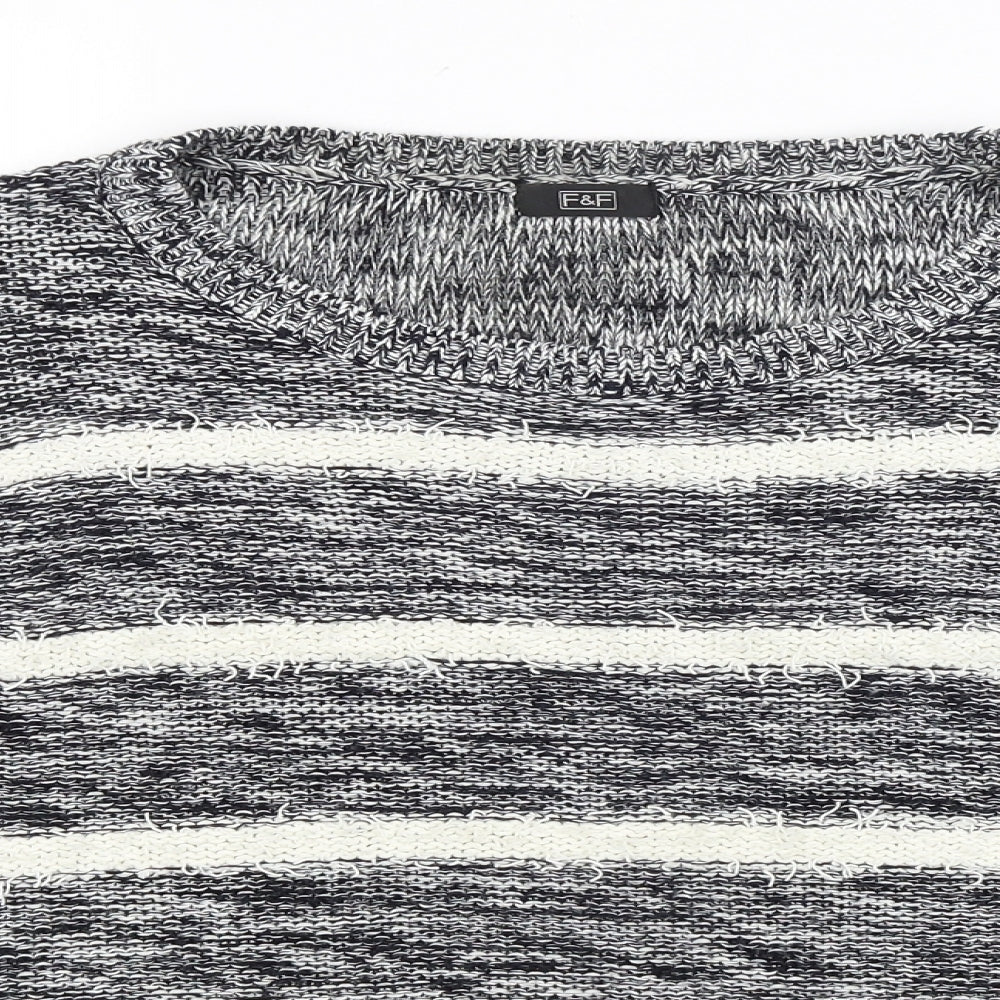 F&F Womens Multicoloured Striped  Pullover Jumper Size 22