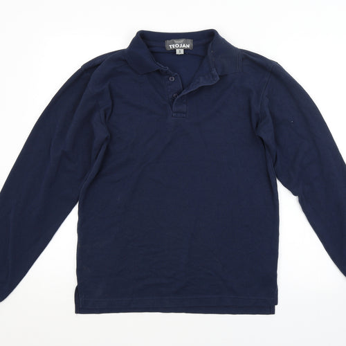Trojan Mens Blue    Polo Size S