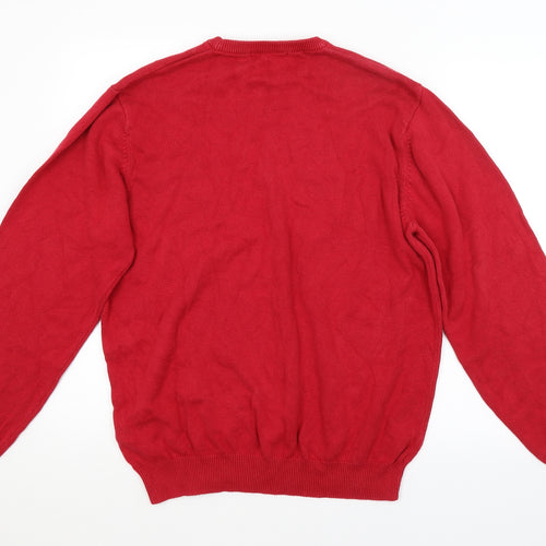 DUNNES Mens Red   Pullover Jumper Size L