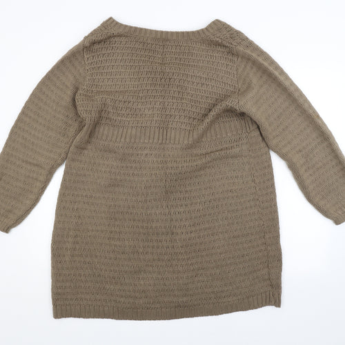 George Womens Brown   Cardigan Jumper Size 16