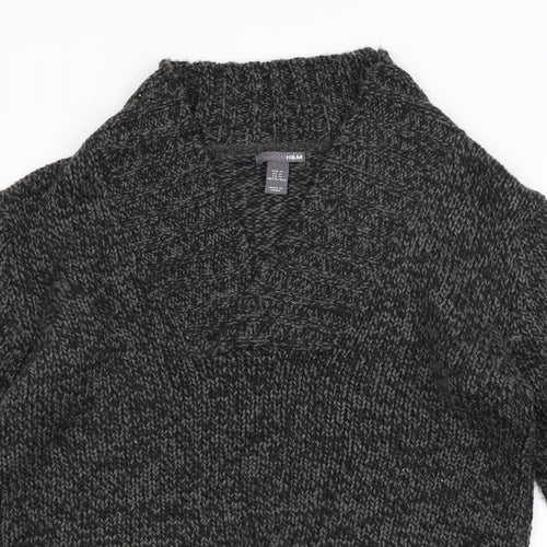 H&M Mens Grey   Pullover Jumper Size M
