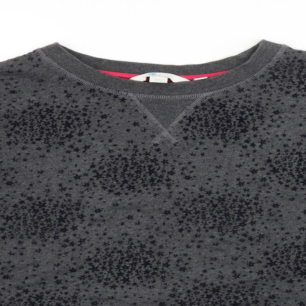 Boden Womens Grey Argyle/Diamond  Pullover Jumper Size XS