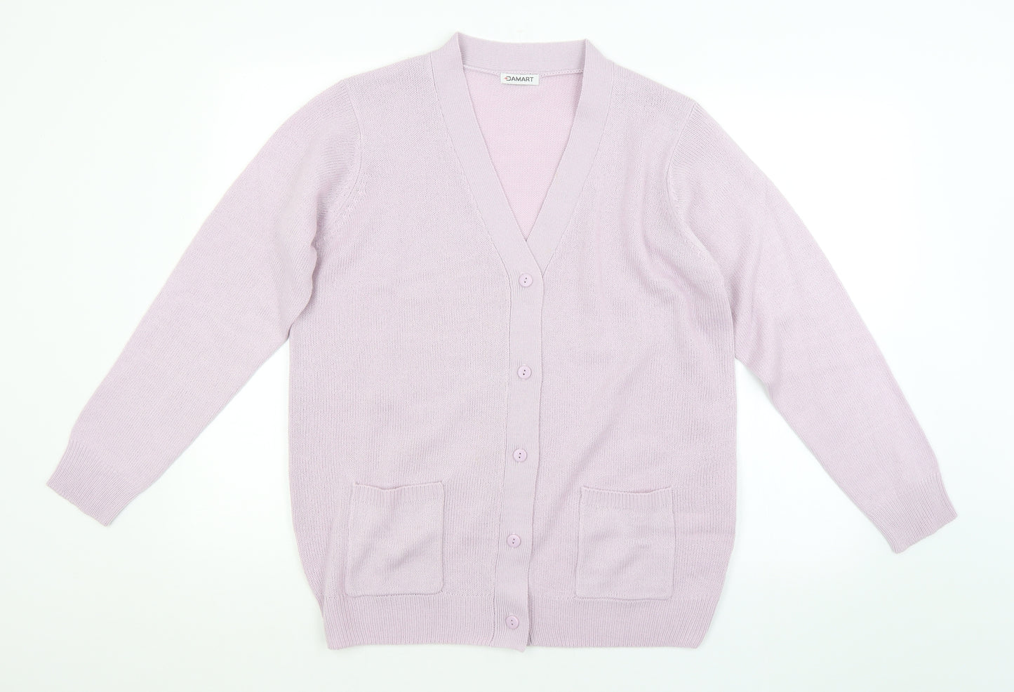 Damart Womens Purple   Cardigan Jumper Size 10