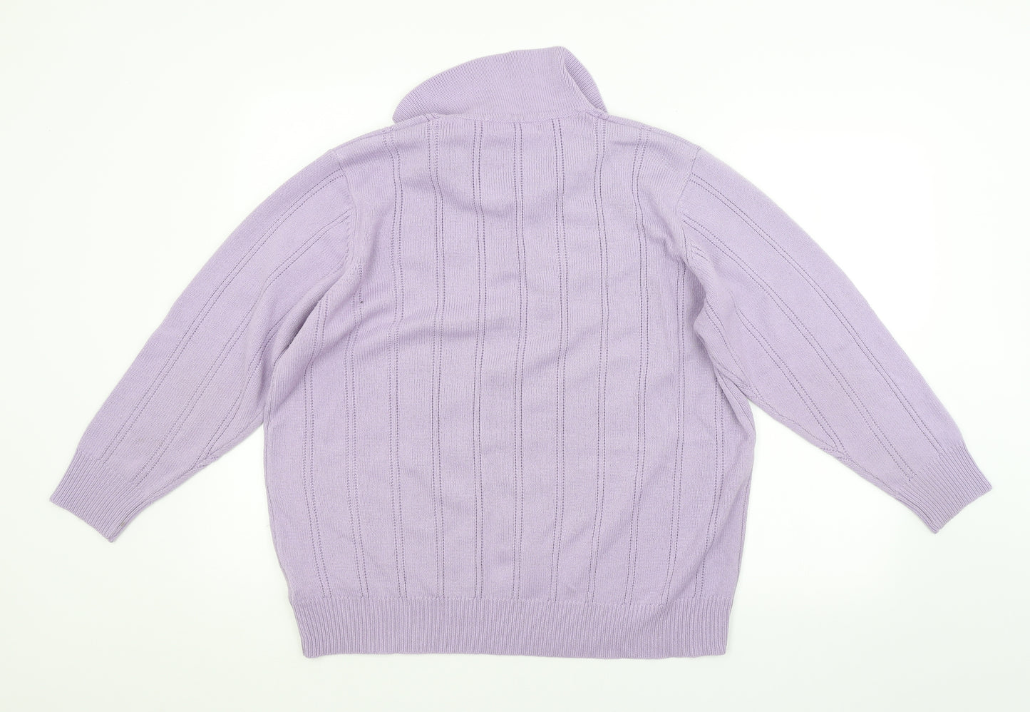 Daxon Womens Purple   Pullover Jumper Size 22