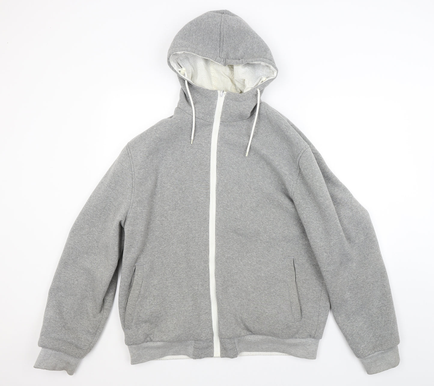UrbanSpirit Mens Grey   Full Zip Hoodie Size XL