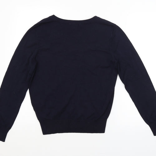 H&M Womens Blue   Pullover Jumper Size S